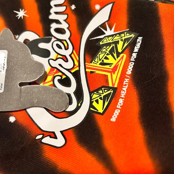 IceCream Long Sleeve Tie Dye In Neon Yelllow& REDavailable - Picture 7 of 7